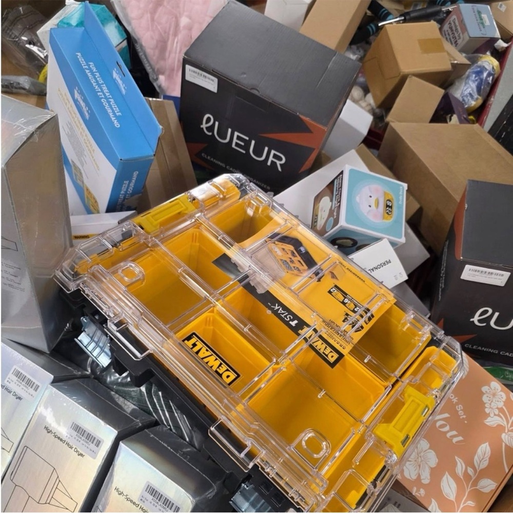 Small box Mystery OverStock Shelf Pull amazon TJ max Walmart return liquidation